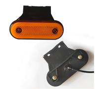 SQOFJGIGN Wing Mirror Indicator 4pcs 12V 24V LED Truck Side Marker Light 20SMD Clearance Signal Lights For Trailer Mount For Scania Truck Accessories