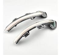 SQOGJSGZ 2pcs Dynamic Blinker For VW For Passat B8 2015-2020 For Arteon 2016-2017 LED Turn Signal Light Mirror Indicator Sequential Car Parts Wing Mirror Turn Signal Light(Crystal white)