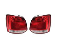 SQOGJSGZ Car Rear Tail Light For VW For Polo 2011 Hatchback Brake Stop Lights Parking Lamp Signal Taillight Housing Without Bulbs Car Tail Lights(L and R)