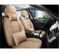 SQOGJSGZ Car Seat Covers Car Seat Cover Leather For Chrysler 300c For Sebring PT For Cruiser For Grand For Voyager 300s Accessories Car Seat Covers Full Set(Beige,Luxury)