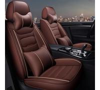 SQOGJSGZ Car Seat Covers Car Seat Covers For VW For Polo For Atlas For Jetta For Bora Eos For Sharan For Variant For Scirocco UP Accessories Car Seat Covers Full Set(Coffee,Luxury)