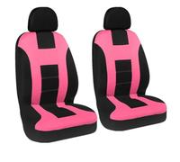 SQOGJSGZ Car Seat Covers Car Seat Covers Universal Fabric Detachable Accessories Interior Protection Car Seat Covers Full Set(Front 2pcs-pink)