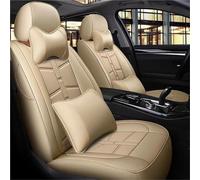 SQOGJSGZ Car Seat Covers Custom Car Seat Cover Leather For Suzuki For Grand For Vitara For Jimny For Kizashi Interior Accessories Car Seat Covers Full Set(Beige,Luxury)