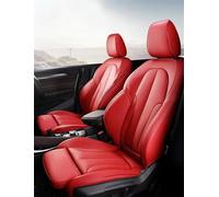 SQOGJSGZ Car Seat Covers Custom Car Seat Covers Only 2pc Front For BMW 3Series 316i 318i 320i 325i 323i E46 E92 F30 F80 F34 E90 Accessories Car Seat Covers Full Set(Red)