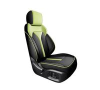 SQOGJSGZ Car Seat Covers Full Set Leather Car Seat Covers For Dodge For Journey 2013-2018 Waterproof Custom Interior Accessories Car Seat Covers Full Set(BLACK GREEN,Standard)