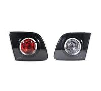SQOGJSGZ For Mazda 3 Sedan 2004 2005 2006 2007 2008 2009 2010 Tail Light Rear Turn Signal Warning Brake Reversing Lamp Taillight Housing Car Tail Lights(Inside-1Pair)