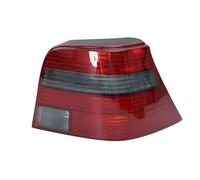 SQOGJSGZ For VW For Golf 4 1998-2008 Car Accessories Tail Light Rear Warning Brake Turn Signal Auto Taillight Lamp Housing Car Tail Lights(Black right)