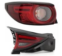 SQOGJSGZ Left/Right Side Tail Lamp For Mazda CX5 2017 2018 2019 2020 2021 Rear Tail Light Brake Lamp With Car Tail Lights(Left-2PC)