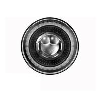 SQOGJSGZ Motorcycle Spotlights Universal 7" Led Motorcycle Headlight For Touring For Classic For Electra For Road King For Suzuki For Victory Spotlight Lamp(Black)