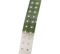 SQOYEI 20 Pcs Portable Ear Seeds Acupuncture Kit Crystal Ear Acupuncture Stickers for Concert, Office Durability Ear Seeding Kit Decorative(Clear - 20PCS)