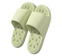 SQOYEI Acupuncture Slippers Women Lightness Quick-Dry, Summer Acupressure Slippers for Men Non-Slip Acupuncture Shoes for Dormitory(Green,6.5-7 UK)