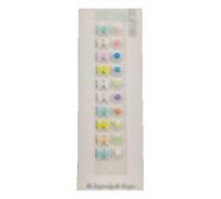 SQOYEI Fashion Decorative Calm Pops Ear Seeds for Concert, Party Massage Ear Seeds Acupuncture Kit for Promote Sleep, Lose Weight(D-20pcs)