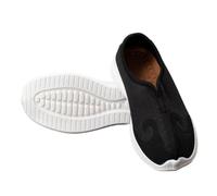 SQOYEI Linen Upper Tai Chi Shoes Women Soft Breathable, Non-Slip Soles Kung Fu Shoes for Travel, Hiking Morning Exercise Unisex(6 UK)
