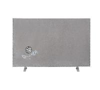 SQOYEI Tv Cover Soft Non Scratch Interior LED, LCD Display Protectors Dust-Proof Semi-Package TV Enclosure Moisture-Proof Dorm(75in(175 * 100cm),Grey-A)