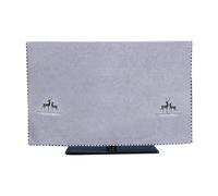 SQOYEI Tv Cover Soft Non Scratch Interior LED, LCD Display Protectors Dust-Proof Semi-Package TV Enclosure Moisture-Proof Dorm(75in(175 * 100cm),Grey-B)