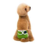 SQOYEI Washable Dog Diapers Female Potty Training Reusable Doggie Diapers for Incontinence Highly Absorbent Female Doggy Diaper with Stretchy(Green,XL)