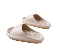 SQOYEI Wear-Resistant Breathable Acupressure Slippers for Men, Summer Acupuncture Sandals for Dormitory Acupuncture Slippers Women Non-Slip(Beige,7.5-8 UK)