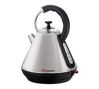 SQ Professional Gems Range Legacy Stainless Steel Cordless Electric Kettle -Portable kettle with Heat Resistant Handle - Fast Boil - LED Light Indicator -2200w 1.8Litre (Quartz)