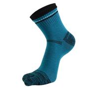 SQQCREATO Toe Socks 3pairs Men's Five Finger Socks Cotton Patchwork Striped Breathable Sweat-absorbing Business Casual with Toes(Blue)