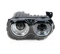 SQRHDF For Dodge For Challenger 2015-2021 Halogen Front Bumper Headlight Dual Beams DRL HeadLamp Assembly Car Accessories LED Fog(Only Right)