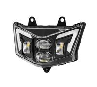 SQRHDF Motorcycle Headlight LED Headlight Headlamp For Kawasaki KLX125 D-Tracker KLX150 KLX 125 150 2010-2016 Motorcycle Light Lamp w/DRL 23007-0146 Motorcycle Chrome Spotlights(Only Headlight)