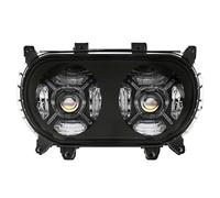 SQRHDF Motorcycle Headlight LED Headlight Headlamp For Road Glide Limited Ultra 3 FLTRT FLTRX FLTRK FLTRXS FLTRU 2015-2023 Motorcycle Light W/DRL Motorcycle Chrome Spotlights(Black DRL)