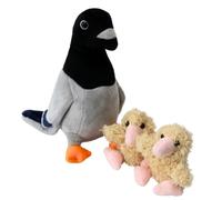 Squabbie | Plush Pigeon with 2 Pigeon Squabs Pack