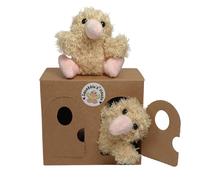 Squabbie | Plush Pigeons | Pack of 2 Cute Baby Pigeon Squabs | With Birdhouse