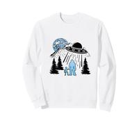 Squach Alien Cryptozoologist Believer Bigfoot Sweatshirt