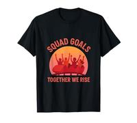 Squad Goals Together We Rise Roller Coaster Graphic T-Shirt