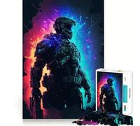 Squad Leader 1000 Piece Jigsaw Puzzles for Teenagers Reason Skill Toy Quiet Calm Exact Cut Xmas Surprise 38x26cm