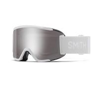 Smith Squad S White Vapor ChromaPop Sun Platinum Mirror Ski Goggles Smith White