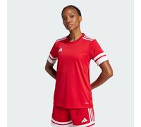 adidas Women's SQUADRA25 Jersey Short Sleeve, Team Power Red 2 / White, XL