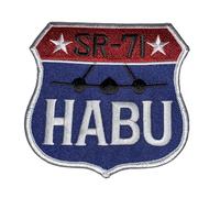 Squadron Nostalgia LLC Skunk Works® SR-71 Blackbird®, HABU Patch - Sew On, Officially Licensed