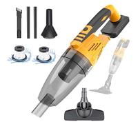 Squaeltirs Cordless Car Vacuum Cleaner,for Dewalt 18V/20V Battery,2-IN-1 Handheld Vacuum Cleaner,Portable Lightweight Hand Held Vacuum for Car, Home, Office, Kitchen (No Battery)