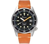 Squale 1521 Black Blasted Leather Watch SQL-027