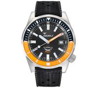 Squale Matic Satin Orange Rubber Watch SQL-085