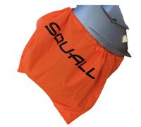 Squall Waterproof Outboard Motor Prop Cover Small, Heavy Duty Marine Propeller Cover, UV Resistant Boat Engine Prop Guard, Secure Drawstring, High Visibility for Storage & Transport (Orange, Medium)