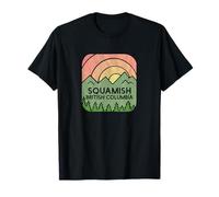 Squamish British Columbia Mountain Logo - Squamish T-Shirt