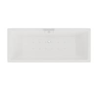 Square 12 Jet Easifit Double Ended Spa Bath | White | Acrylic | 1700mm x 750mm