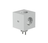 Square 2 - Avolt Socket Cube with USB-C Gotland grey dfp Design SINGLE PIECES - 7350103840816