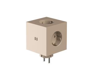 Square 2 - Avolt Socket Cube with USB-C sand dfp Design SINGLE PIECES - 7350103840885
