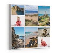 Square 30x30cm Custom Canvas Personalised Collage Wall Art Large for Your Living RoomCollage Prints - Pictures