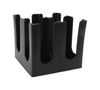 Square 4 Grids Disposable Coffee Cup Dispenser Organizer, Plastic Cup and Lid Organizer for Coffee Shops, Large Opening Design with Free Material, Keep Cups and Lids Neat for R