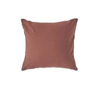(Square - 40 x 40 cm, Chocolate) Egyptian Cotton Pillow Case 200 TC Equivalent 400 Thread Count