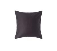 Homescapes Pillowcase 1000 TC Egyptian Cotton Sateen Weave Euro size 40 x 40 cm Dark Charcoal Grey