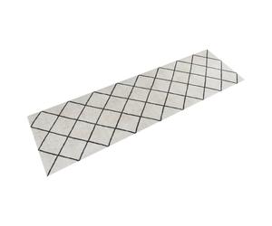 (square, 45 x 150 cm) vidaXL Kitchen Rug Anti Fatigue Mat Runner Rug Washable Floor Carpet Velvet