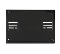 Square 4x4 Black Steel Rear Number Plate Surround Holder Off Road