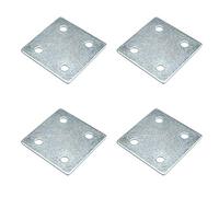 Square 52mm x 52mm Furniture Mending Fixing Plates Brackets Brace Furniture Repair Fixing