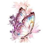 Square 5D DIY Diamond Painting Kits Butterfly 15x19 inches Embroidery Crystal Rhinestone Diamond Mosaic Painting by Numbers Arts Crafts Supplies Adults Children Set for Living Room Decor 40x50 cm